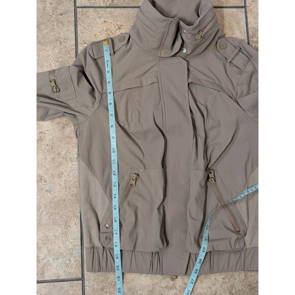 Blanc Noir Mastermind 2.0 Jacket Tan Military Hood Size S Full Zip Cargo - Picture 11 of 11